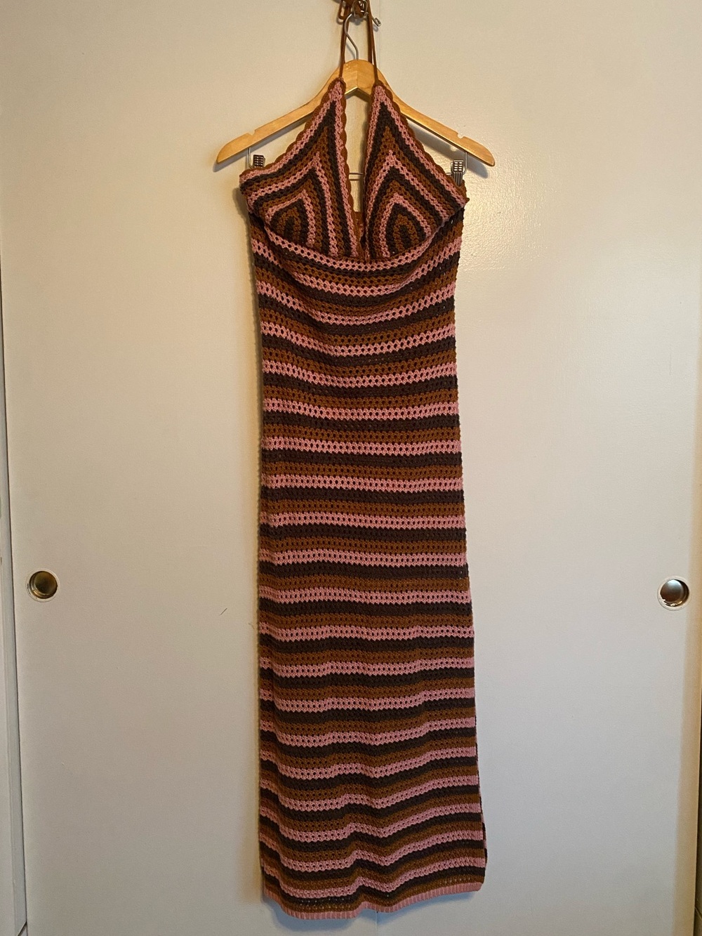 Heartloom Crochet Halter Top Dress